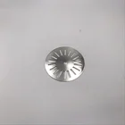 small size round bathroom stainless steel ss 201 stamping accessory for bath drainage overflow waste