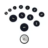 Hot Sale Clothing Accessories Fabric Covered 2 Hole Metal Sewing Button
