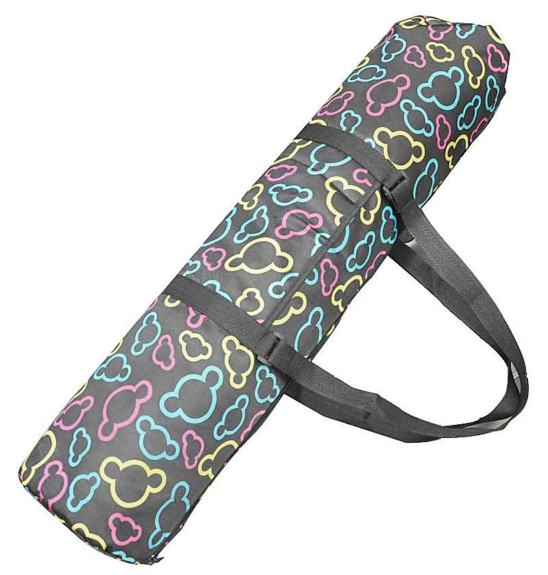 Non-woven Yoga Mat Bag (26" 10.2") with Front Pockets, Perfect fit 1/4 and 1/8 inch Thick Yoga Mat, Easy Open Full-Zip Design