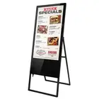 42inch floor stand foldable lcd android network wifi advertising player digital signag signboard monitor for restaurant