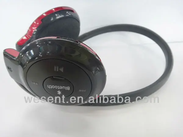 cute sports stereo wireless headset with tf card mp3 player - ANKUX.COM