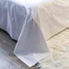 White Bedding Sheet Hotel Decor twin Flat Sheets cotton percale fabric 200cm*300cm United Arab Emirates sheet Carded cotton