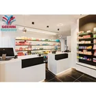 Pharmacy Storage Racks Counter Display Modern Pharmacy Store Furniture With Led Lights