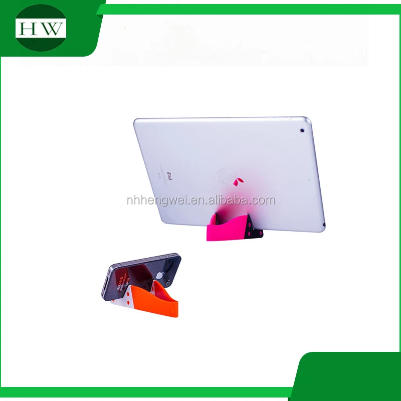 V shaped folding plastic mobile phone holder