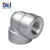 Metric Pipe Fitting 2 Black Steel Grooved Galvanized Tube Water Size Threaded Elbow 2000lbs