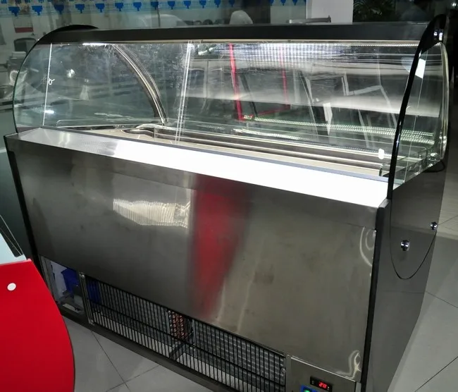 ice cream display freezer