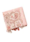 Women's 100%polyester china printed tassels hijab light woven shawls scarf