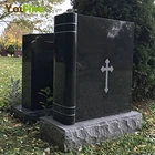 Hot popular Black Granite book shape headstone