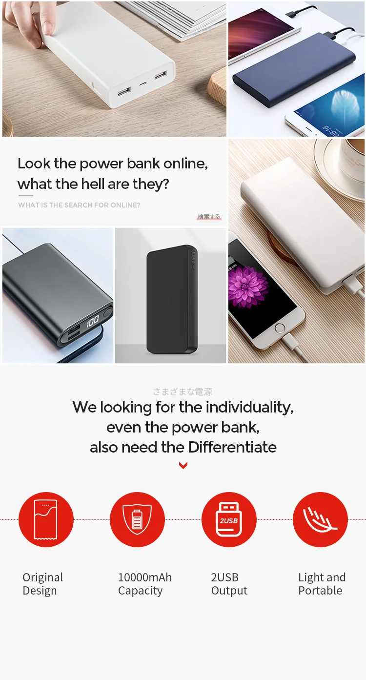 Shenzhen Joyroom new product ideas 2018 universal 10000mAh External Battery pack portable power bank mobile charger