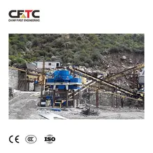 Construction and Mining Industry 30-50 TPH Artificial Plaster Sand Making Machine from River Stone