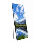 Floor Stand Flexible Foldable Network Digital Poster Kiosk Advertising Media Player For Restaurant