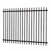Garden corten powder coated galvanized tube steel fence panels and posts for sale