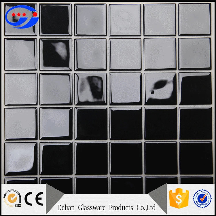 irregular shape glass tile