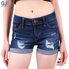 Fashion Custom Designed Summer Women Denim Mini Short Jean Jeans Tight Sexy Woman Mujer Cotton Booty Shorts
