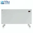 Electric portable black mirror glass panel heaters for bathroom and room