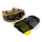 superior quality anti-shock windproof detachable lens military tactical goggles with custom logo