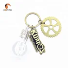 China Custom Metal Two Sided 3D Animal Logo Key Ring