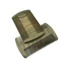 Common Comb Sandalwood Chengmi 2018 Hot Sale Green Sandalwood Custom Beard Comb