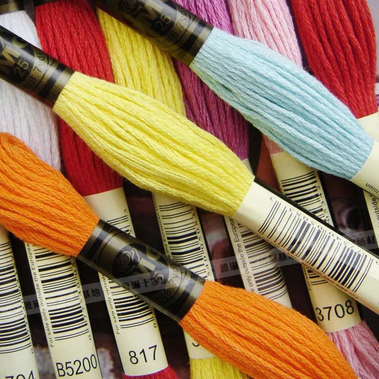 2016クロスステッチ糸で100%綿仕入れ・メーカー・工場