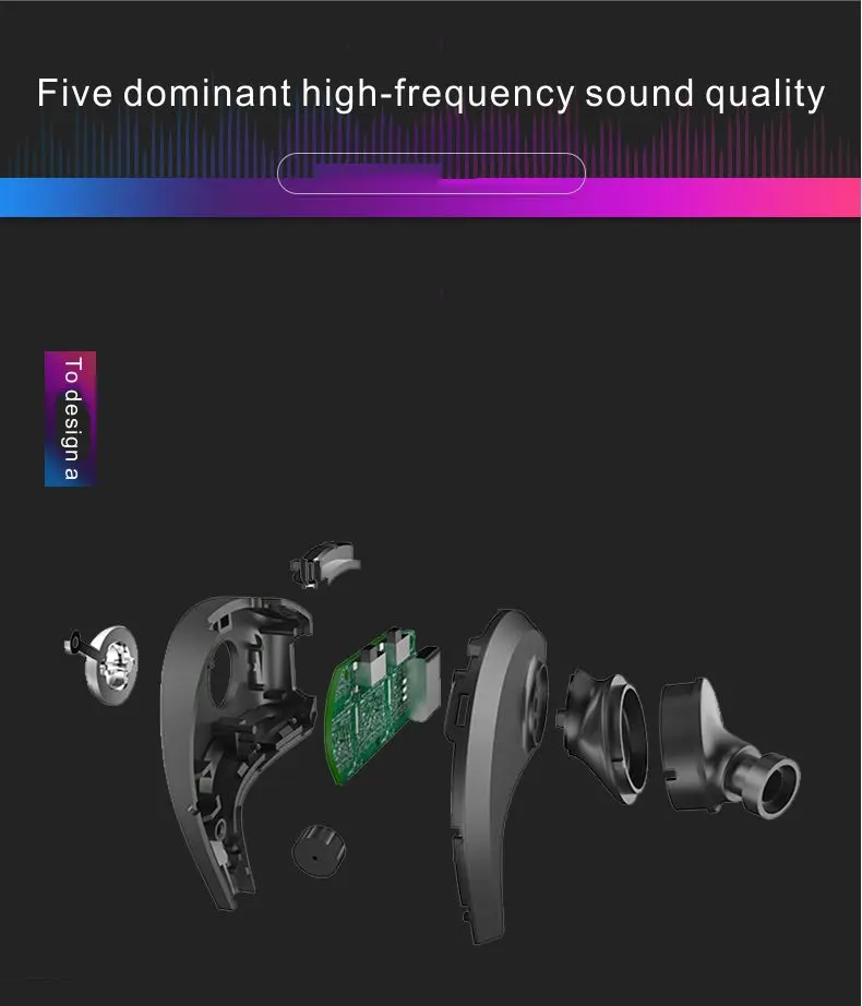 amazon 2019 top seller handsfree earphone IPX7 waterproof wireless earbuds - ANKUX.COM