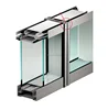 Modular Office Partition Transparent Tempered Glass Full High Office Partition