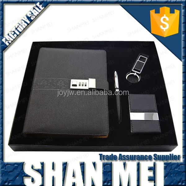 business gift set/notebook keychain pen gift set