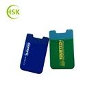 Christmas Gift pouch card pocket,3M sticker mobile phone lycra smart wallet for phone card holder sticker