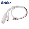 IP67 Waterproof rounded RJ45 +BNC+DC+USB+Audio /video + alarm terminal multi-function CCTV IP camera network cables