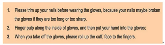 Top rated medical grade white disposable nitrile vinyl certificated gloves