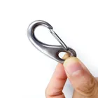 Stainless Steel AISI 304/316 Industrial Snap Hook With Carabiner Keychain