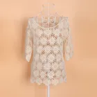 wholesale factory supplier lace blouse for summer