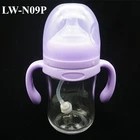 180ML Baby Milk Feeding Bottle glass Bottle Soft Silicone Nipple Portable BPA Free bottle Baby