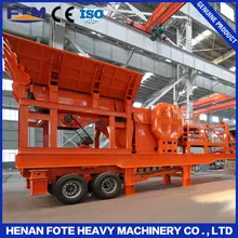 ISO 9001: 2008 certified Coal Rubber-Tyred Movable Jaw Crusher/Rubber-Tyred Movable Jaw Crushing