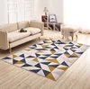 3D Printed Geometry Pattern Living Room Bedroom Non-slip Tile Carpet Rugs