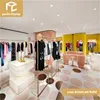 Furniture customized clothing showroom design, modern fashion clothing showroom design