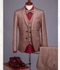 Bespoke high quality wool men suits best selling male wedding suit