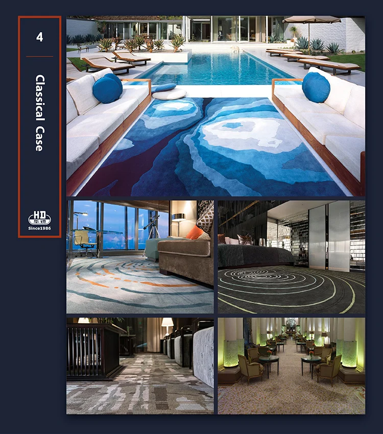For Middle East Market 5 Star Hotel Flooring Commercial Axminster Carpet