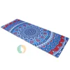 Blank Fabric Natural Rubber yoga mat for sublimation printing or screen printing artwork