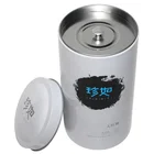 airtight tea tin with double inner metal lid
