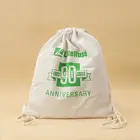 Reusable garment drawstring bag cotton shopping bag