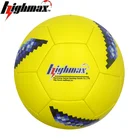 Durable machine stitched surface embossing PU football soccer ball promotional ball