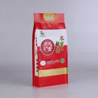 custom printed wholesale agriculture pe packaging rice flour 1kg 2kg 5kg size strong plastic bag of rice