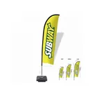 Beach Aluminum flag pole , flag base and varied custom flag promotion display outdoor
