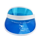 Transparent Visor Cap Summer PVC sun visor hats