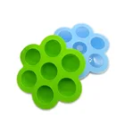 2 Pack Silicone Storage Container and Baby Food Freezer Tray with Lid , Silicone Egg Bites Molds for Pot