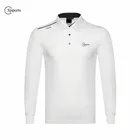Long sleeve golf shirt mens autumn winter outdoor sports shirts custom golf shirt polo