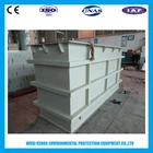 Customized cascade rinsing zinc nickel chrome electroplating PP PVC Tank