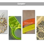 mini cnc laser metal cutting machine , small 6040 co2 laser cutter for acrylic leather craft