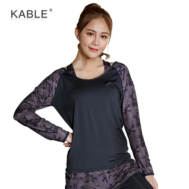 New design fitness women yoga wear High Quality long sleeve sports shirt