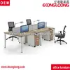 2015 modern modular open desk workstation table top screen office furniture